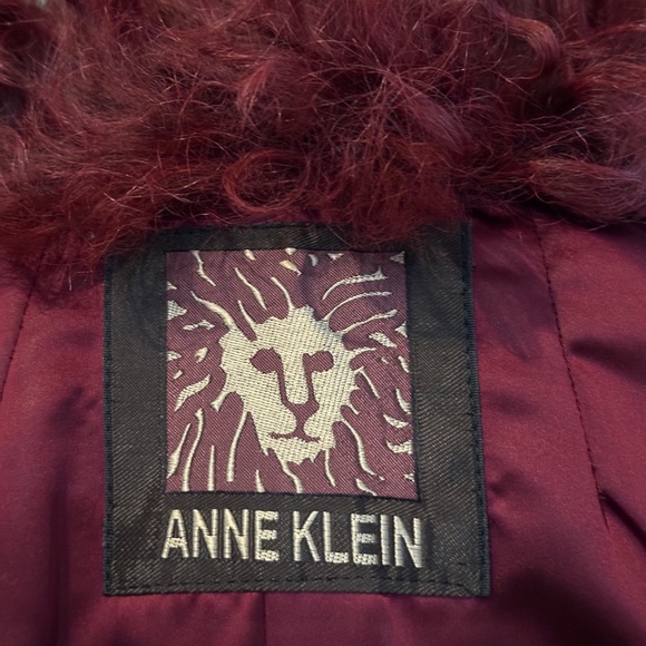 Curly Mongolian Lamb Fur & Tapestry Princess Coat by Anne Klein c.1970 - sz S- M - Picture 3 of 16